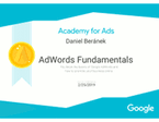 AdWords Fundamentals - Základy reklamy ve službě AdWords, Google, Daniel Beránek