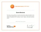 Inbound Sales Certification, HubSpot Academy - Daniel Beránek